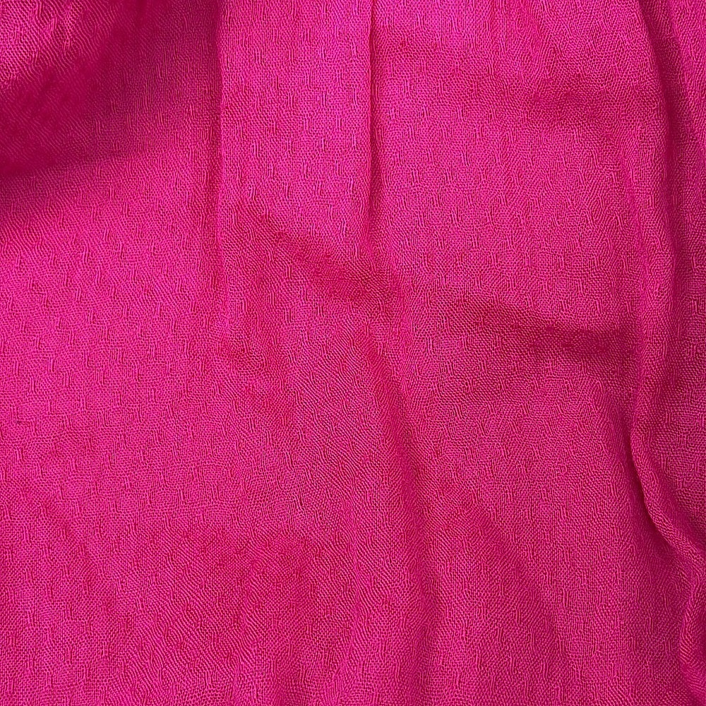 Allison New York Hot Pink Smocked Ruffle Mini Dress Women’s M – Boho Cottagecore - Picture 12 of 13